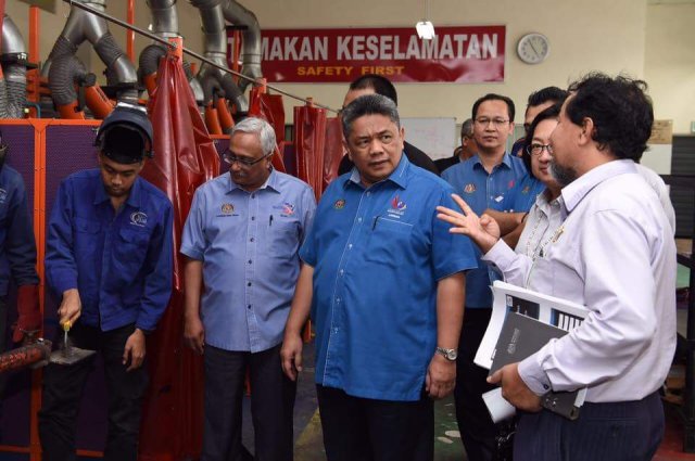 LAWATAN RASMI KSU KEMENTERIAN SUMBER MANUSIA & PEGAWAI PENGURUSAN TERTINGGI KSM KE ADTEC JERANTUT DAN ANJUNG ILP MUADZAM SHAH